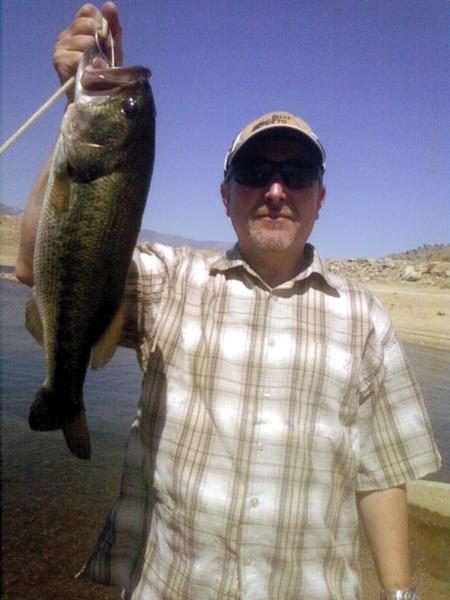 This bass put up one good fight! This bass put up one good fight!